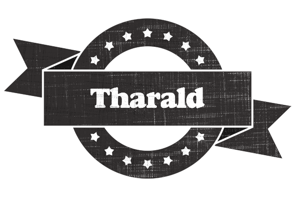 Tharald grunge logo