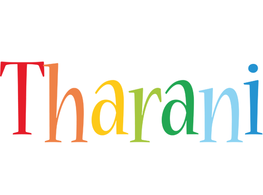 Tharani birthday logo