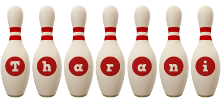 Tharani bowling-pin logo