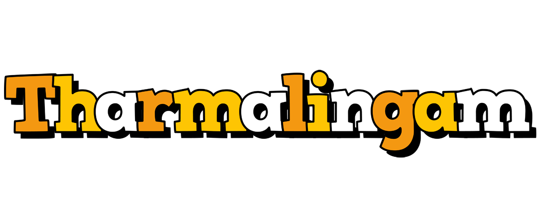 Tharmalingam cartoon logo