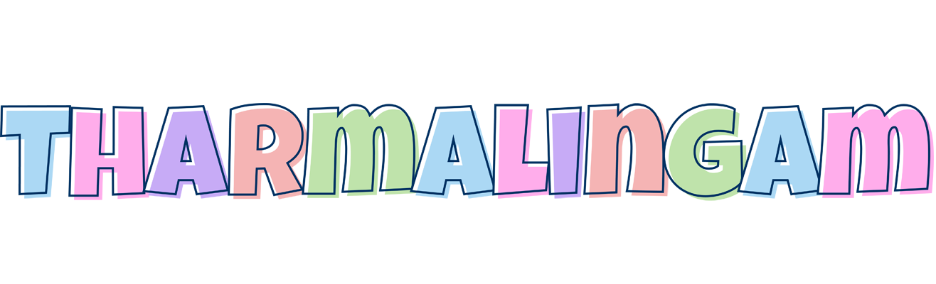 Tharmalingam pastel logo