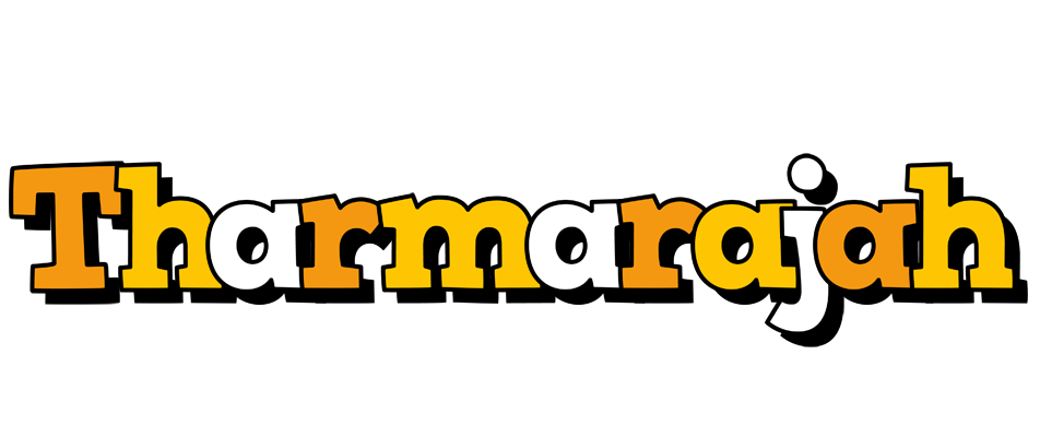 Tharmarajah cartoon logo