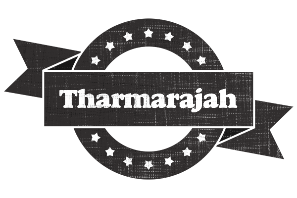 Tharmarajah grunge logo