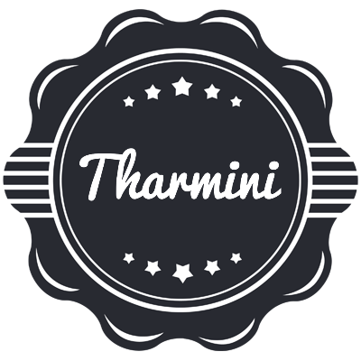 Tharmini badge logo