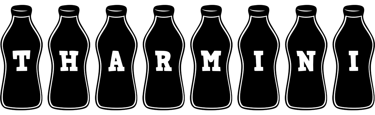 Tharmini bottle logo