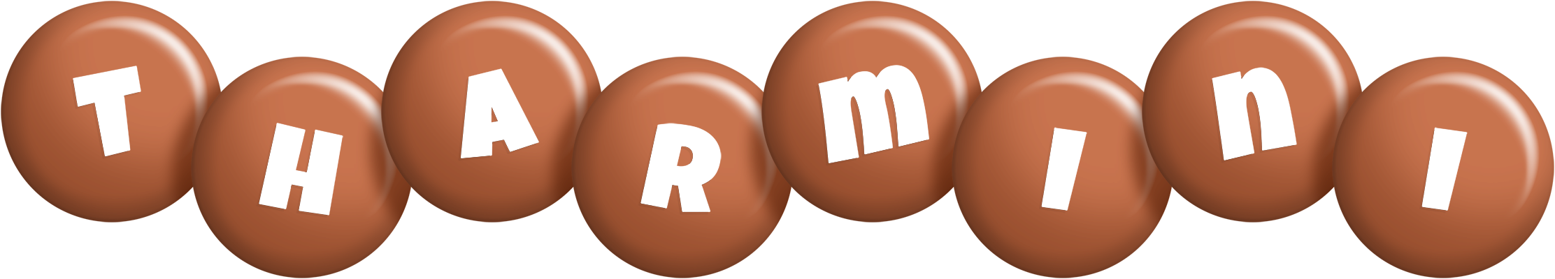 Tharmini candy-brown logo