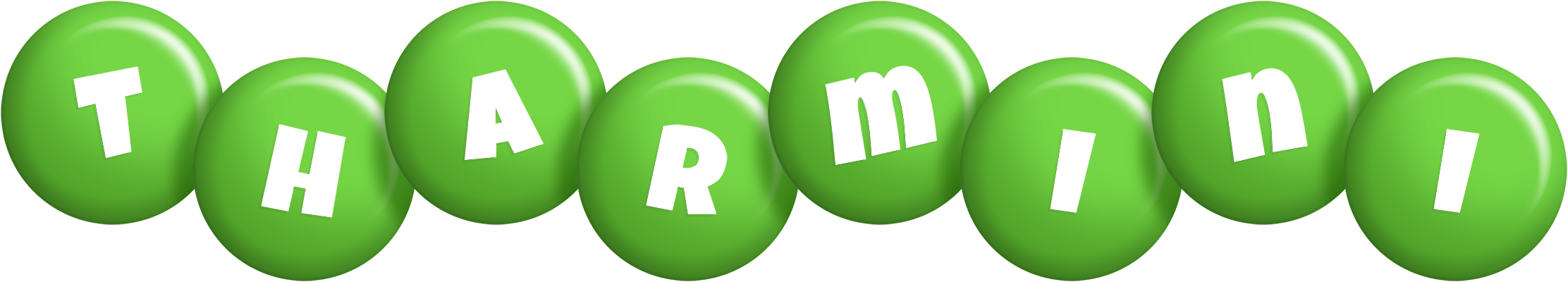 Tharmini candy-green logo