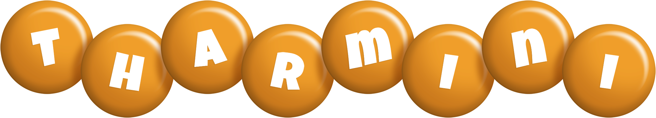 Tharmini candy-orange logo
