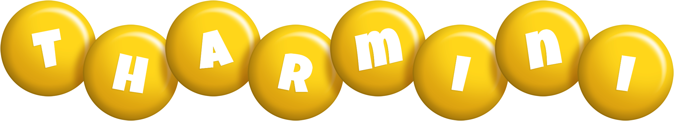 Tharmini candy-yellow logo
