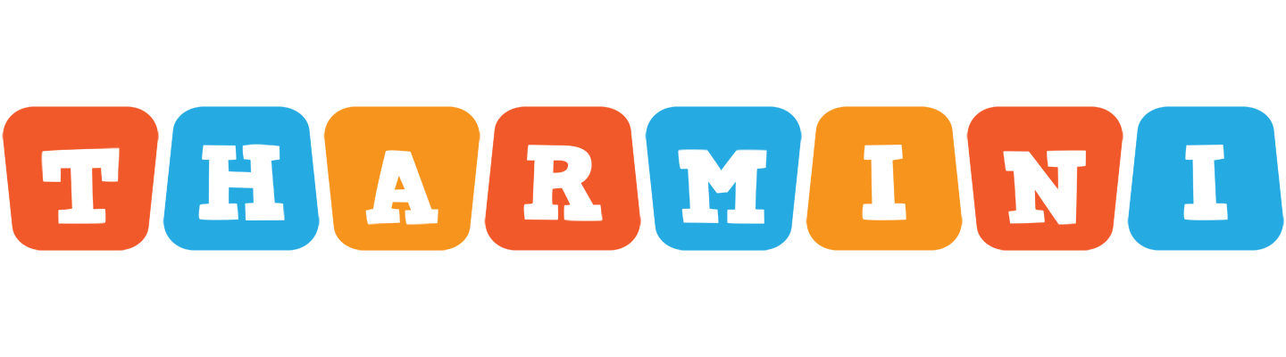 Tharmini comics logo