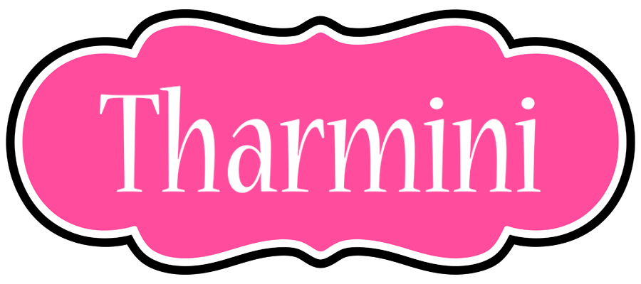 Tharmini invitation logo