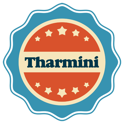 Tharmini labels logo