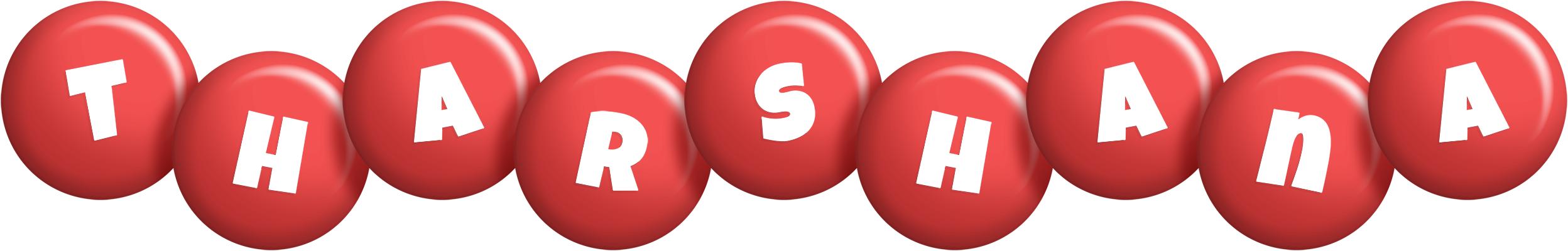 Tharshana candy-red logo