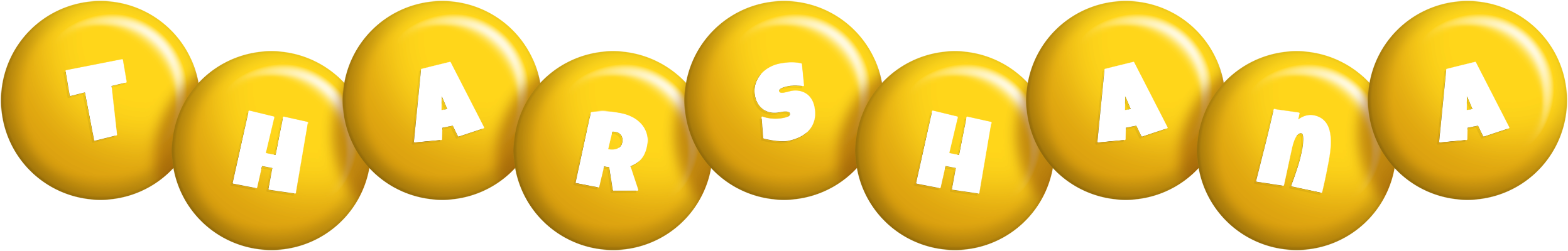 Tharshana candy-yellow logo
