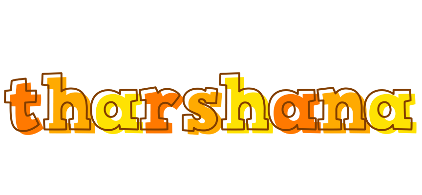 Tharshana desert logo