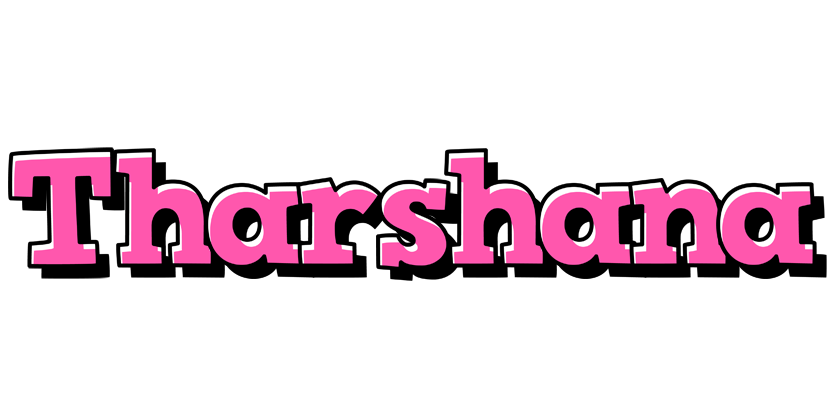 Tharshana girlish logo