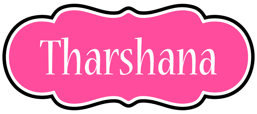 Tharshana invitation logo