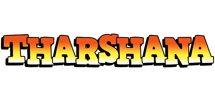 Tharshana sunset logo