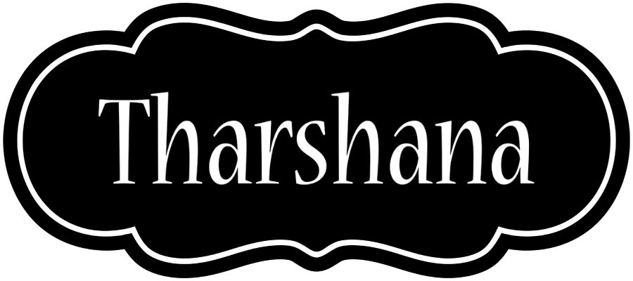 Tharshana welcome logo