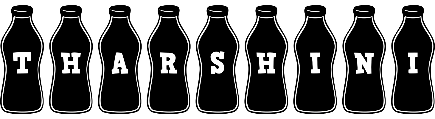 Tharshini bottle logo