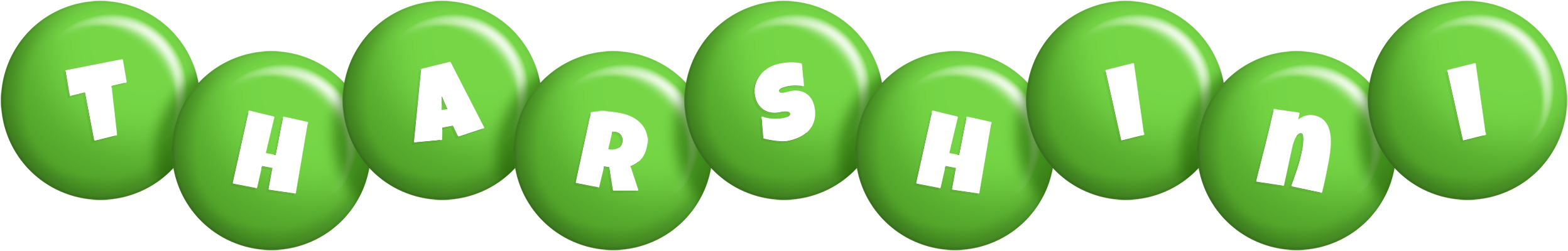 Tharshini candy-green logo