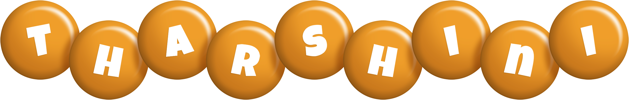 Tharshini candy-orange logo