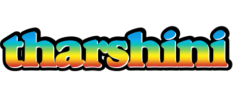 Tharshini color logo