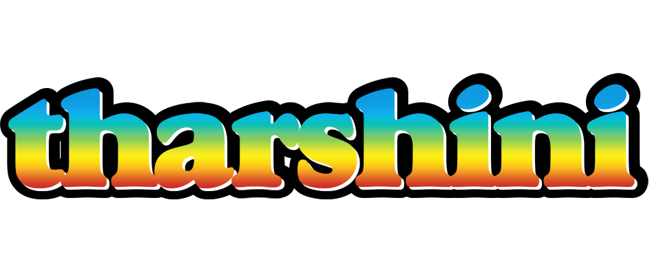 Tharshini color logo