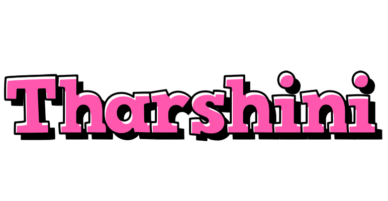 Tharshini girlish logo