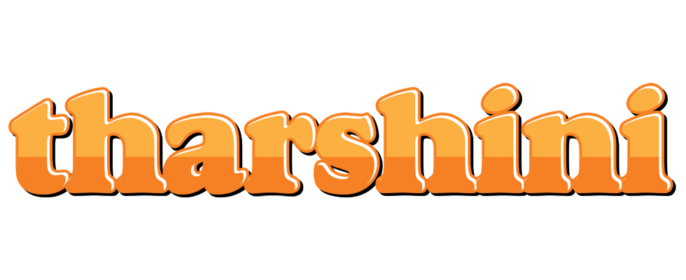 Tharshini orange logo