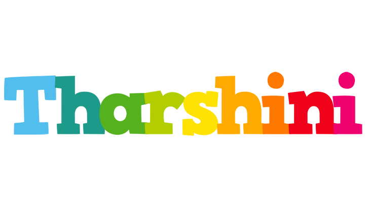 Tharshini rainbows logo