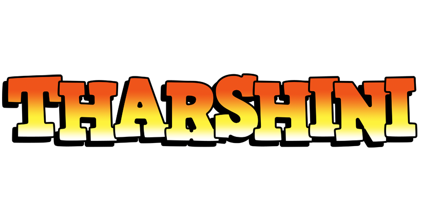 Tharshini sunset logo
