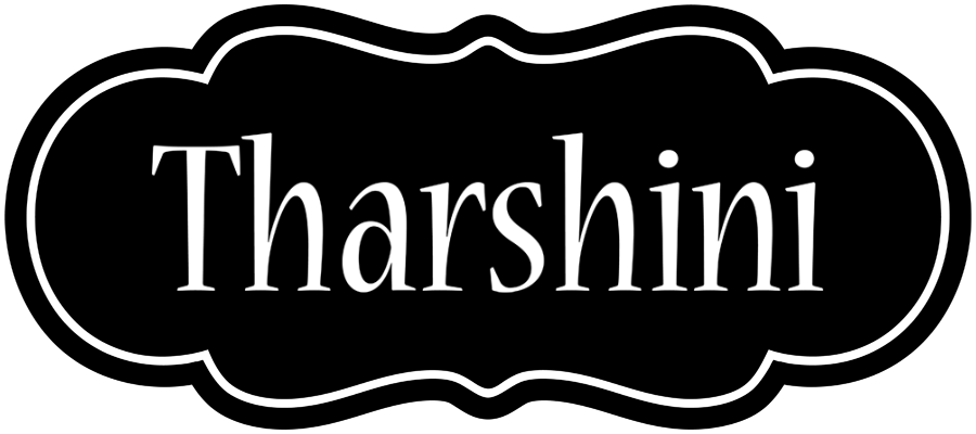 Tharshini welcome logo