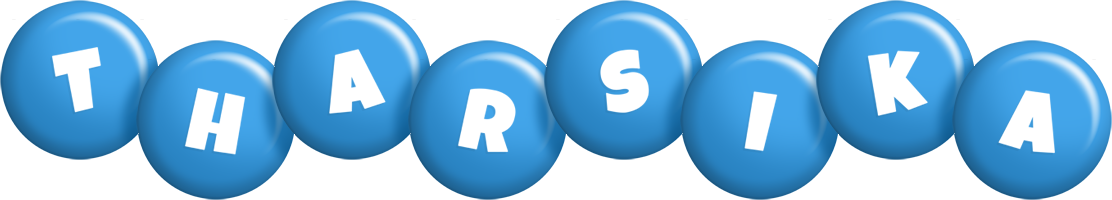 Tharsika candy-blue logo