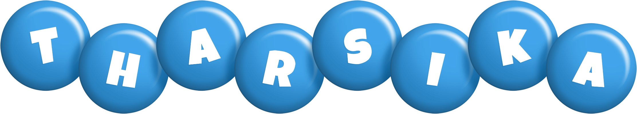 Tharsika candy-blue logo