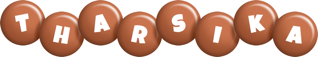 Tharsika candy-brown logo