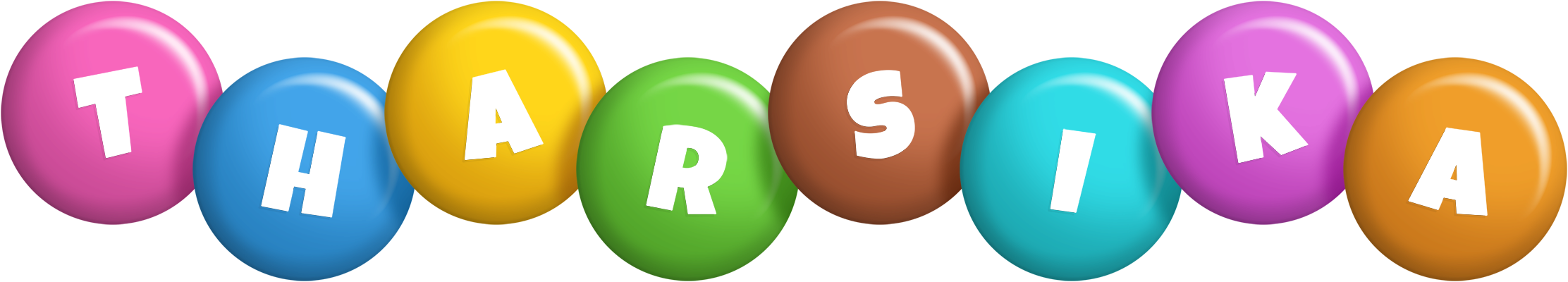 Tharsika candy logo