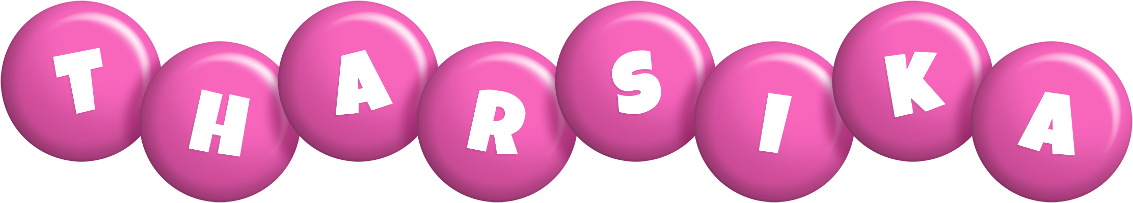 Tharsika candy-pink logo