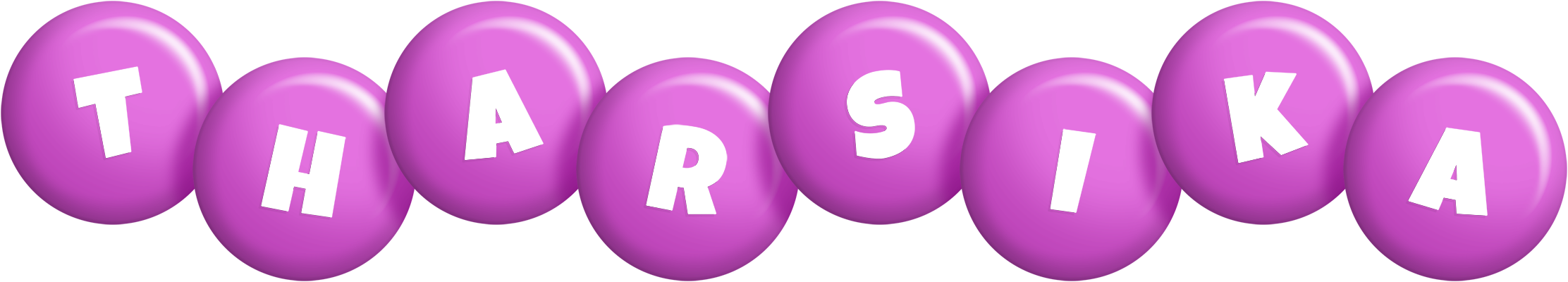 Tharsika candy-purple logo