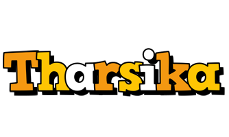 Tharsika cartoon logo