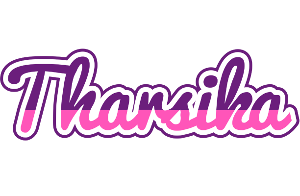 Tharsika cheerful logo
