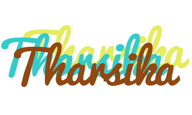 Tharsika cupcake logo