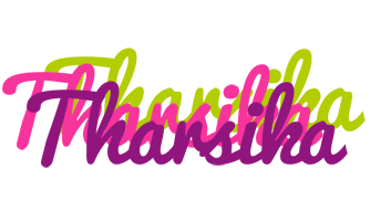 Tharsika flowers logo