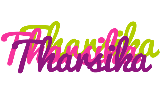 Tharsika flowers logo