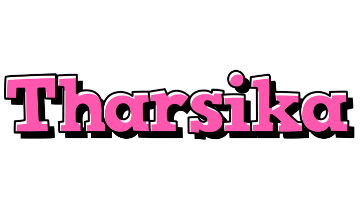 Tharsika girlish logo