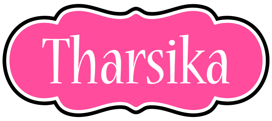 Tharsika invitation logo