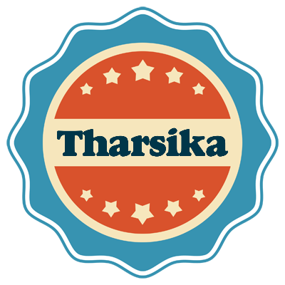 Tharsika labels logo