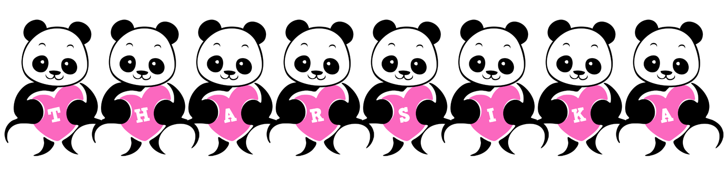 Tharsika love-panda logo