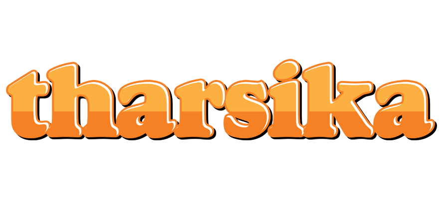 Tharsika orange logo