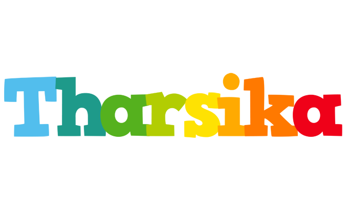 Tharsika rainbows logo
